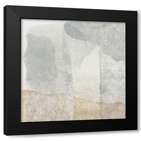 Tan Aria III Black Modern Wood Framed Art Print by Aryai, Sia