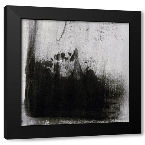 Black Aria II Black Modern Wood Framed Art Print with Double Matting by Aryai, Sia