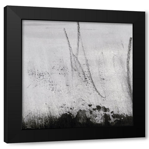 Black Aria III Black Modern Wood Framed Art Print by Aryai, Sia