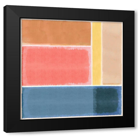 First Sight II Black Modern Wood Framed Art Print by Kouta, Flora