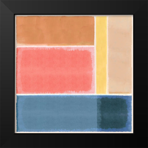 First Sight II Black Modern Wood Framed Art Print by Kouta, Flora