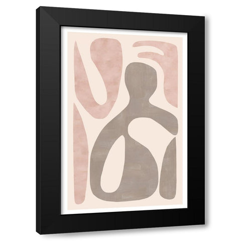 Equanimity II Black Modern Wood Framed Art Print by Kouta, Flora