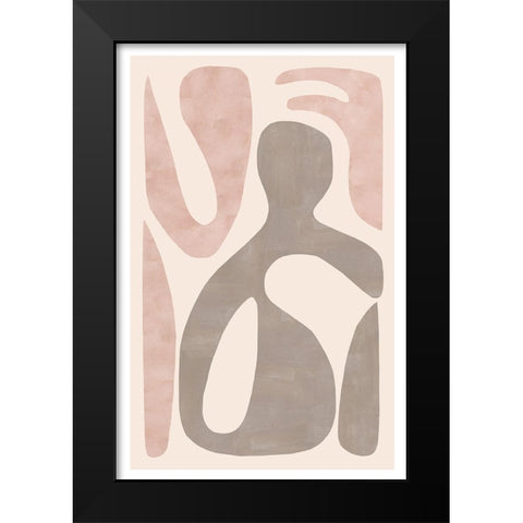 Equanimity II Black Modern Wood Framed Art Print by Kouta, Flora