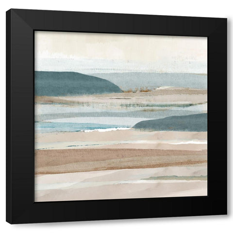 Brough Sands I Black Modern Wood Framed Art Print with Double Matting by Kouta, Flora
