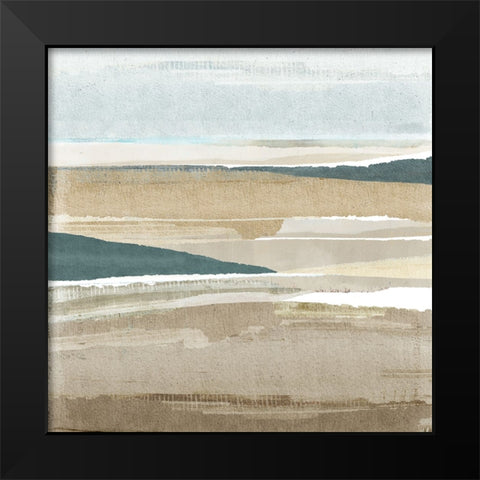 Brough Sands II Black Modern Wood Framed Art Print by Kouta, Flora