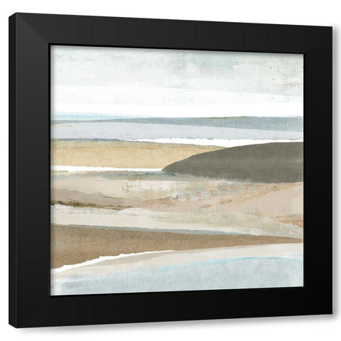 Brough Sands III Black Modern Wood Framed Art Print with Double Matting by Kouta, Flora