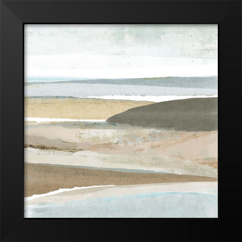 Brough Sands III Black Modern Wood Framed Art Print by Kouta, Flora