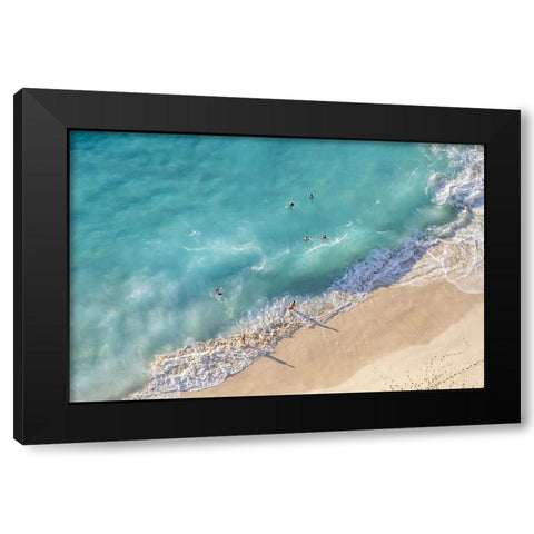 Nusa Penida Beach I Black Modern Wood Framed Art Print by Silver, Richard