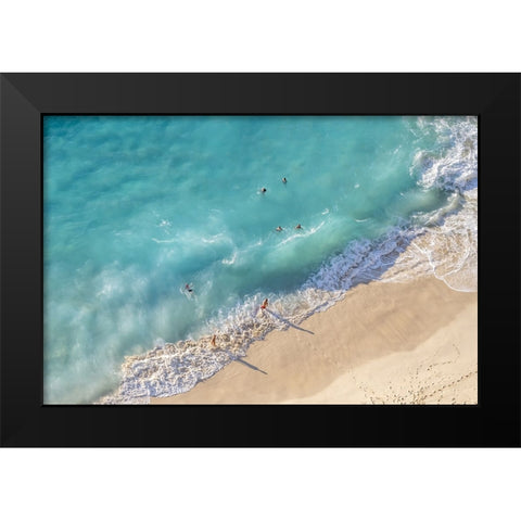 Nusa Penida Beach I Black Modern Wood Framed Art Print by Silver, Richard