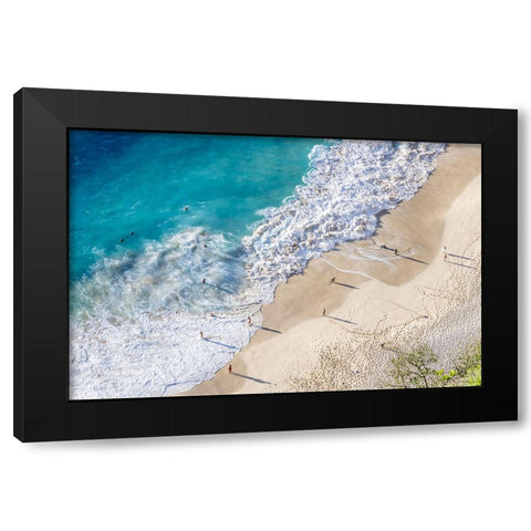 Nusa Penida Beach III Black Modern Wood Framed Art Print by Silver, Richard