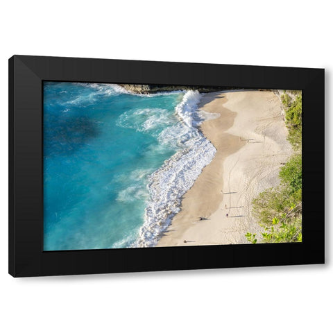 Nusa Penida Beach IV Black Modern Wood Framed Art Print by Silver, Richard