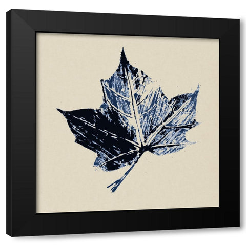 Skeleton Leaf II Black Modern Wood Framed Art Print by Smith, Karen