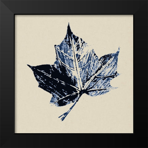 Skeleton Leaf II Black Modern Wood Framed Art Print by Smith, Karen