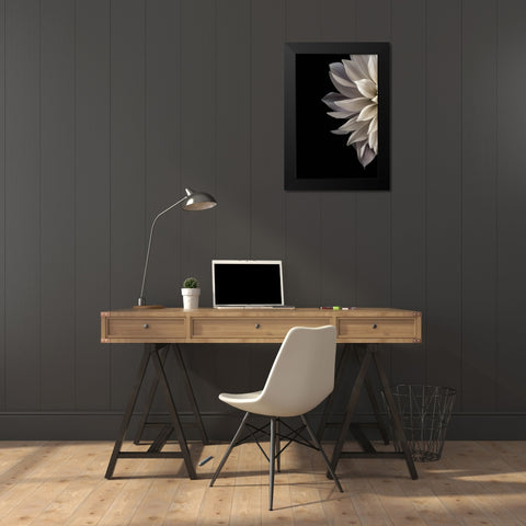 Shattered Petals I Black Modern Wood Framed Art Print by Stalus, Judy