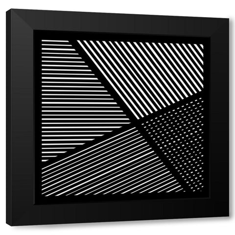 Controlled Chaos II Black Modern Wood Framed Art Print by Schlotzhauer, Jim