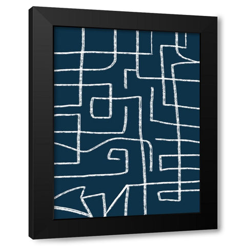 This is Where I Leave You I Black Modern Wood Framed Art Print by Schlotzhauer, Jim