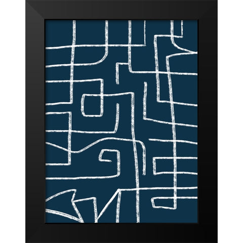 This is Where I Leave You I Black Modern Wood Framed Art Print by Schlotzhauer, Jim