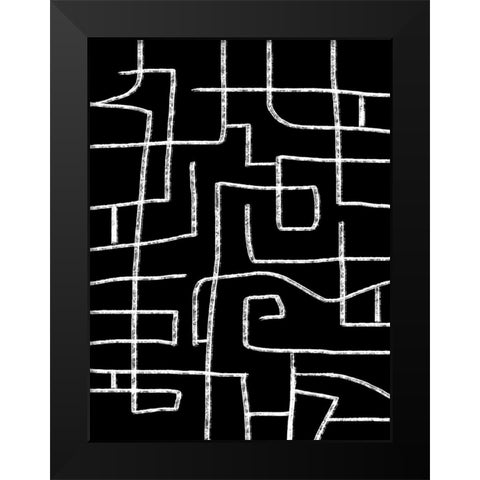 This is Where I Leave You III Black Modern Wood Framed Art Print by Schlotzhauer, Jim