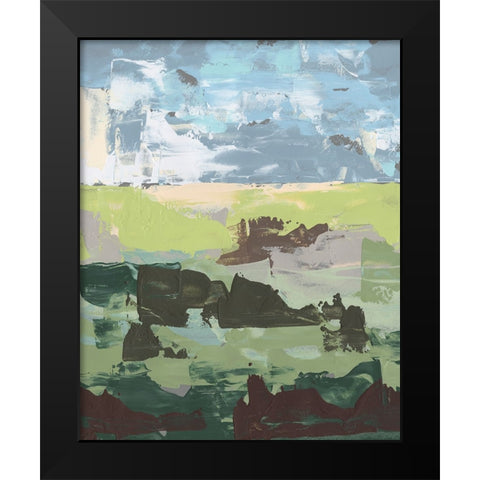 Dream Field I Black Modern Wood Framed Art Print by Moore, Regina