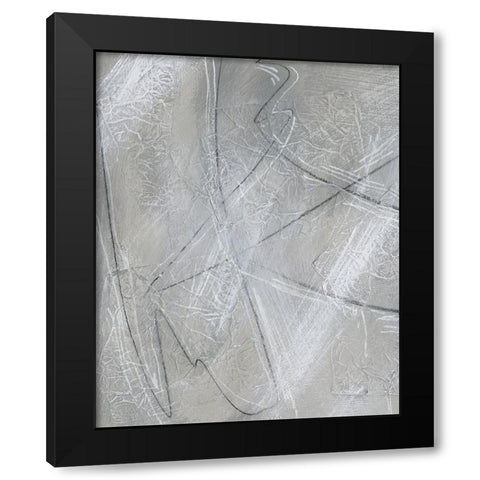 Aluminum II Black Modern Wood Framed Art Print by Moore, Regina
