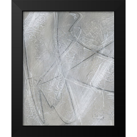 Aluminum II Black Modern Wood Framed Art Print by Moore, Regina