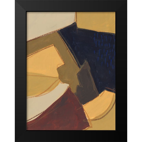 Elude I Black Modern Wood Framed Art Print by Moore, Regina
