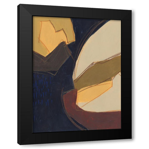 Elude II Black Modern Wood Framed Art Print by Moore, Regina