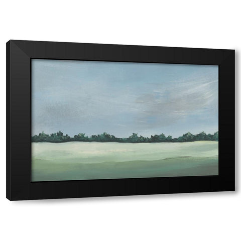 Pastoralis I Black Modern Wood Framed Art Print with Double Matting by Moore, Regina