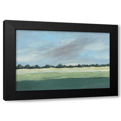 Pastoralis II Black Modern Wood Framed Art Print with Double Matting by Moore, Regina