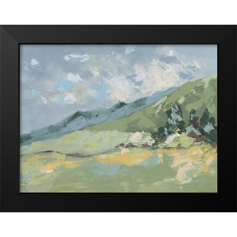 Lozana Landscape I Black Modern Wood Framed Art Print by Moore, Regina