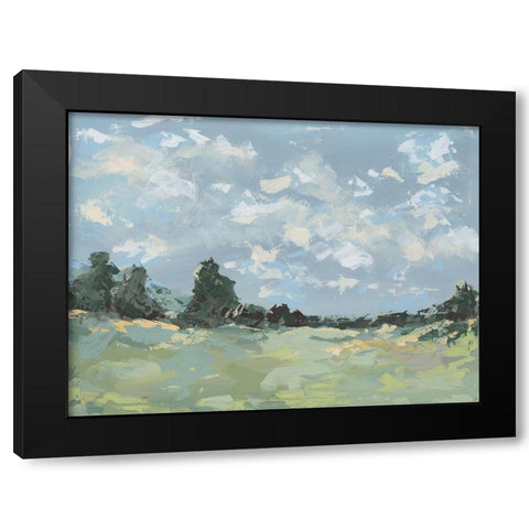 Lozana Landscape II Black Modern Wood Framed Art Print by Moore, Regina