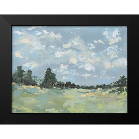 Lozana Landscape II Black Modern Wood Framed Art Print by Moore, Regina