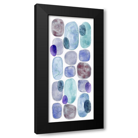 Violet Turquoise III Black Modern Wood Framed Art Print by Galapon, Nikki