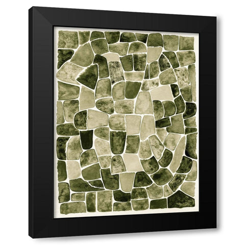 Walkways II Black Modern Wood Framed Art Print with Double Matting by Galapon, Nikki