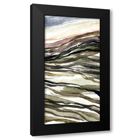 Waterscapes I Black Modern Wood Framed Art Print with Double Matting by Galapon, Nikki