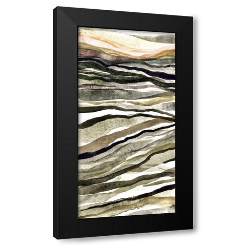 Waterscapes II Black Modern Wood Framed Art Print by Galapon, Nikki