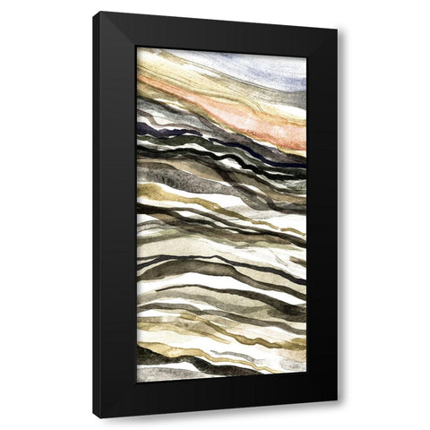 Waterscapes III Black Modern Wood Framed Art Print with Double Matting by Galapon, Nikki