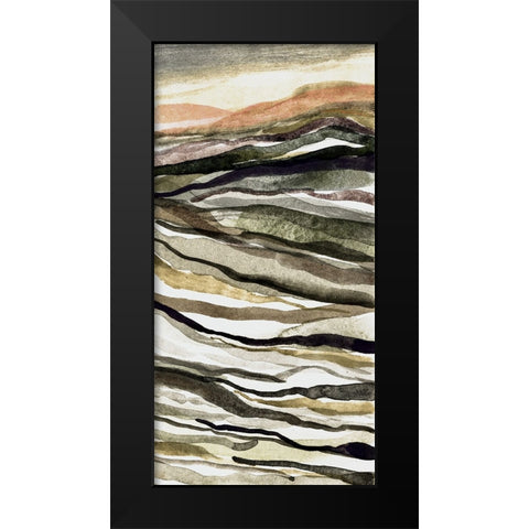 Waterscapes IV Black Modern Wood Framed Art Print by Galapon, Nikki