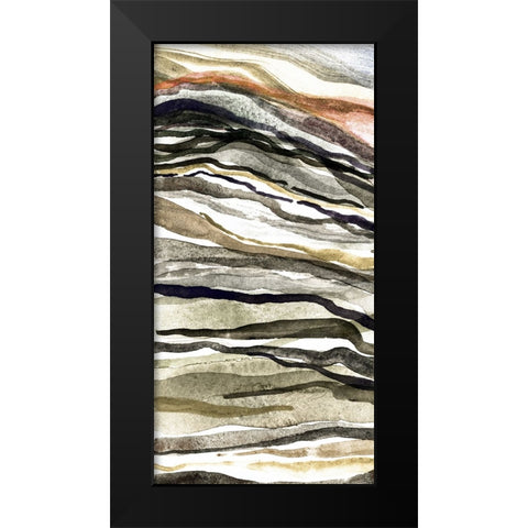 Waterscapes V Black Modern Wood Framed Art Print by Galapon, Nikki