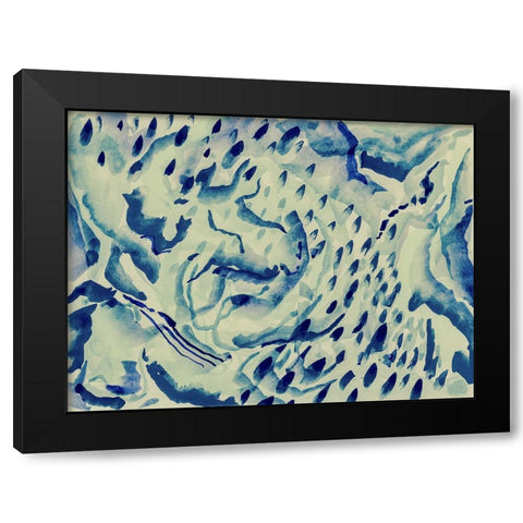A Wonderland I Black Modern Wood Framed Art Print by Galapon, Nikki