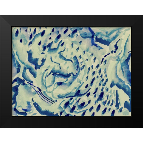 A Wonderland I Black Modern Wood Framed Art Print by Galapon, Nikki