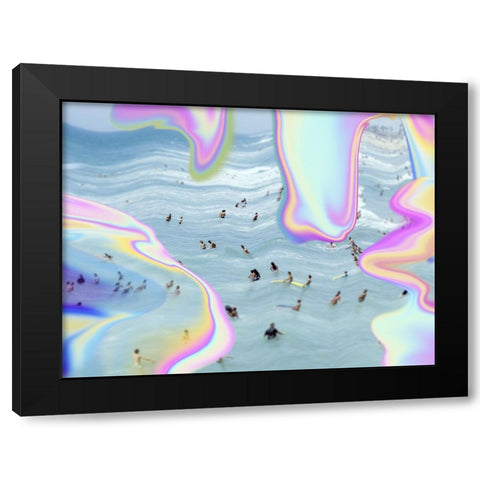 Summer Heatwave I Black Modern Wood Framed Art Print with Double Matting by Barnes, Victoria