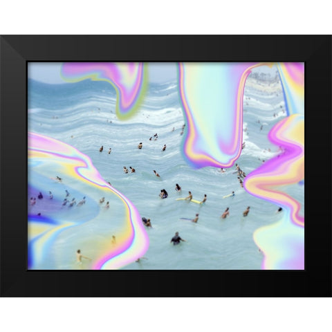 Summer Heatwave I Black Modern Wood Framed Art Print by Barnes, Victoria