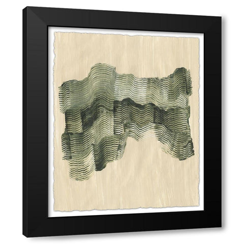 Chlorophyll I Black Modern Wood Framed Art Print with Double Matting by Lam, Vanna
