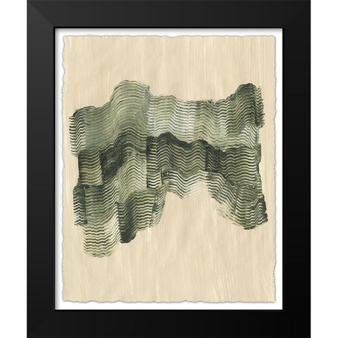 Chlorophyll I Black Modern Wood Framed Art Print by Lam, Vanna