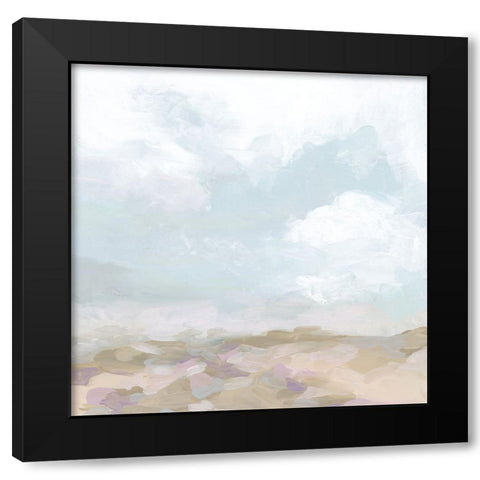 Sandbar Sky II Black Modern Wood Framed Art Print by Vess, June Erica