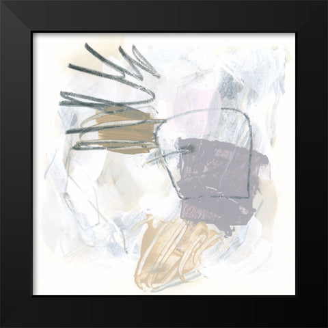 Erosion I Black Modern Wood Framed Art Print by Vess, June Erica