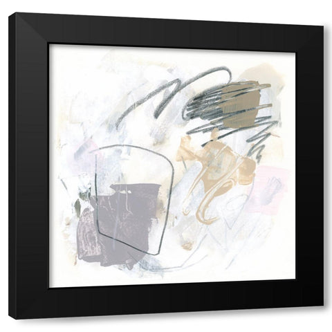 Erosion III Black Modern Wood Framed Art Print with Double Matting by Vess, June Erica