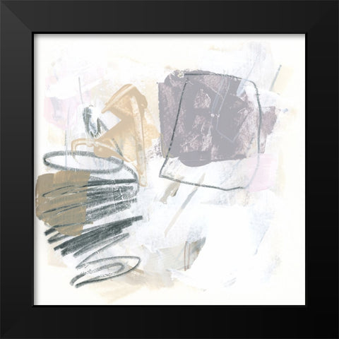 Erosion IV Black Modern Wood Framed Art Print by Vess, June Erica