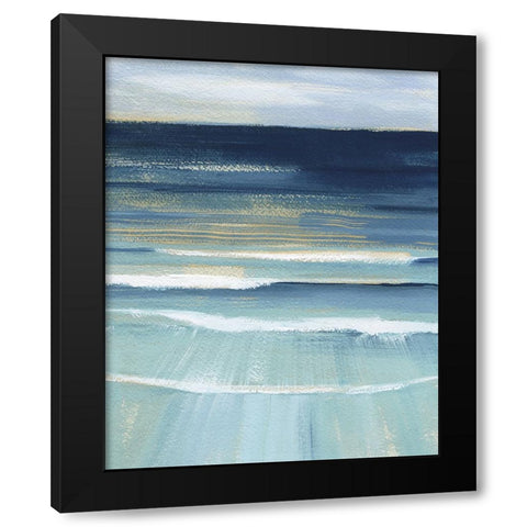 Full Moon Tide II Black Modern Wood Framed Art Print by Popp, Grace